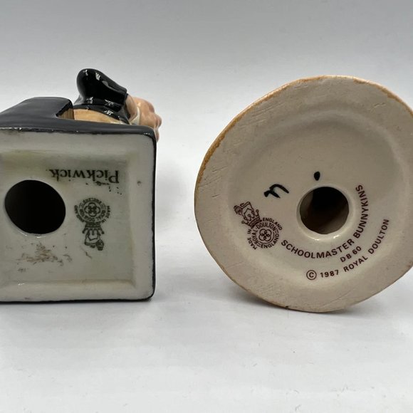 Royal Doulton Bunnykins Schoolmaster & Rare PICKWICK Dickens - Picture 5 of 10